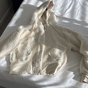 Glyder Cream Sherpa Jacket